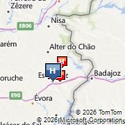 Pousada de Estremoz Rainha Santa Isabel Map